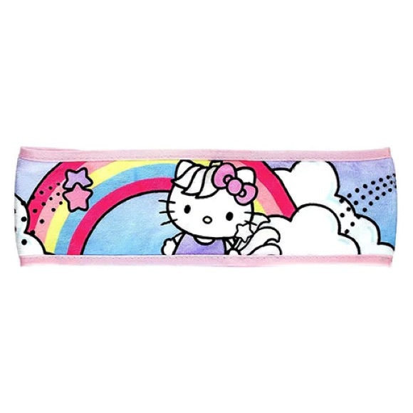 Set of 2 The Creme Shop x Hello Kitty Velcro Adjustable Spa Headbands - Picture 5 of 7